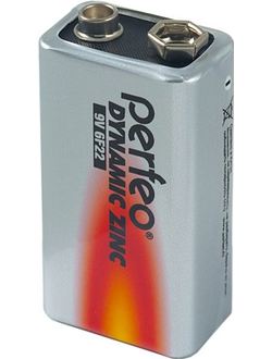 Батарейка крона солевая Perfeo 6F22/1SH Dynamic Zinc 1шт