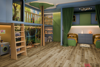 SPC ламинат Damy Floor Family Дуб Провинциальный / Provincial Oak T7020-4
