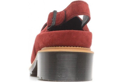 Босоножки Dr Martens замшевые коричневые