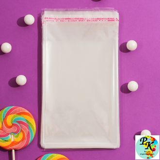 ПАКЕТ 12*14 С КЛЕЕВОЙ ЛЕНТОЙ, 10 шт