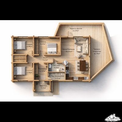 Уютный уголок 13х9