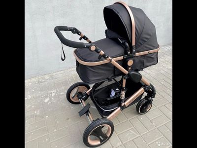 Детская коляска 3 в 1 Wisesonle Черный