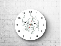 Часы с символикой "Быка" №7