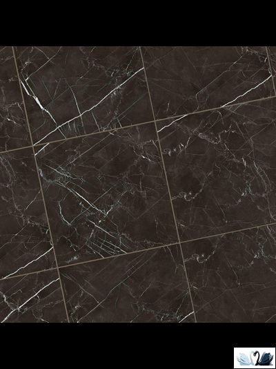 Керамогранит Zerde Tile Royal black 60х60 см глянцевый