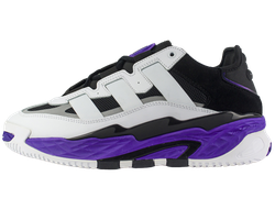 Adidas Niteball White Purple с мехом