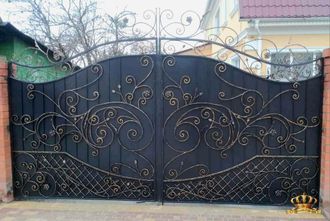 Кованые ворота - Арт 023