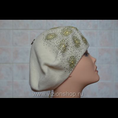 Фетровый белый берет  Vizio Италия 133