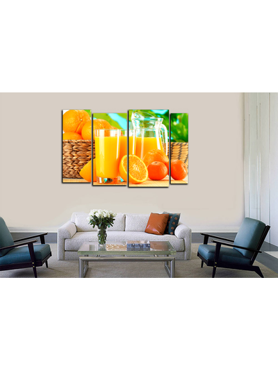 Модульная картина "Апельсины и сок"