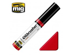 Ammo MIG: Масляная краска с тонкой кистью аппликатором Red