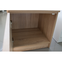 (TSV 31) Витрина островная стеклянная, с тумбой. Размер: 500*500*2300 мм.