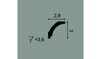 Карниз CX115 - 3*2,9*200см