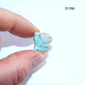 Бирюза натуральная (необработанная) Казахстан арт.21798: 2,6г - 15*13*12мм