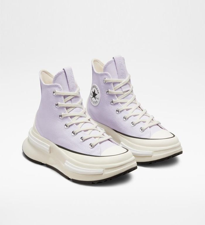 Кеды Converse Run Star Legacy CX светло-фиолетовые высокие на платформе