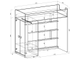 Кровать чердак модель L - F602.3 (175/190 х 75) + 200 бонусов