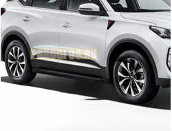Пороги Black Start для Chery Tiggo 7 Pro MAX 2022-