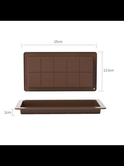 Силиконовая форма для дубайского шоколада "Плитка", 13,5*25*2см