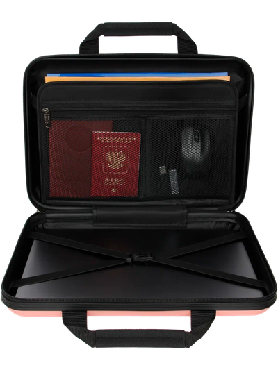 Пластиковый кейс для ноутбука 13 - 14 дюймов Optimum, розовый