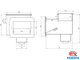 Скиммер с камерой долива 25 м² с удлиненной горловиной (плитка)