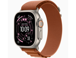 Apple Watch Ultra 3 (2025) Natural Titanium Case Alpine Loop Terra Cotta L