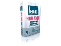 Шпаклёвка цементная, Bergauf Finish Zement, белая, 20 кг