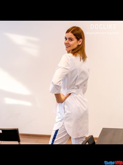 БЛУЗА DOCLIKE DL492 белая