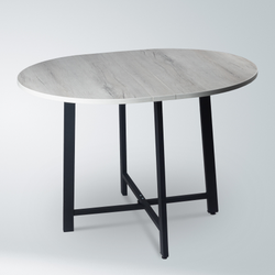 Гелиос стол обеденный раскладной пристенный 100(1100)*900*750 дуб Канадский