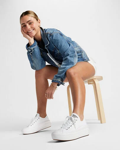 Кеды Converse Chuck Taylor All Star Move Platform White/White/White