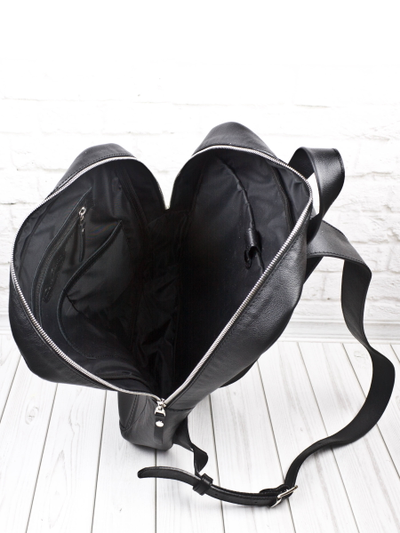 Кожаный рюкзак Lanciano Premium black (арт. 3066-51)