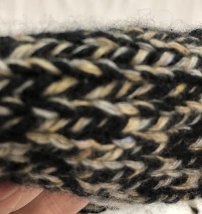 FILATI BIAGIOLI MODESTO NORDICO 100% кашемир 170 м в 100 граммах цв. 506759 чёрно-бежевый-светло-синий