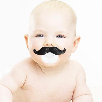 соска пустышка с усами