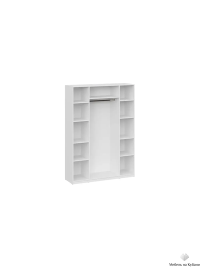 ШК 5 1600 шкаф четырехстворчатый распашной Белый текстурный