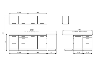 Комплект мебели № 4