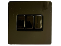 Переключатель трехклавишный T&J Electric Ultimate II Black Nickel