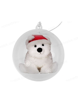 шар елочный под полиграфическую вставку, елочные шары под вставку фото, шар елочный акриловый