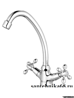 Смеситель для кухни с поворотным изливом Lemark VISTA LM7604C