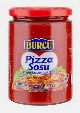 СОУС ДЛЯ ПИЦЦЫ С БАЗИЛИКОМ, BURCU, 580 ГР
