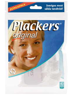 Флоссер Plackers Original с запатентованной нитью Tuffloss, Plackers, 38 шт.