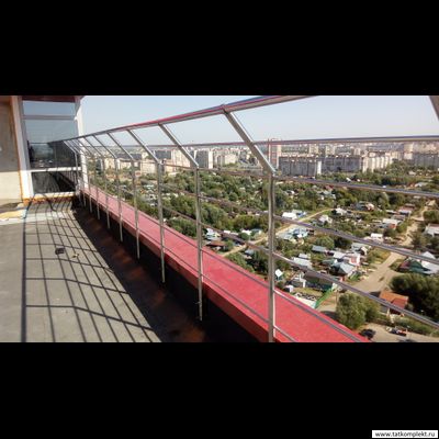 Нержавеющие ограждения кровли