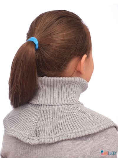 Манишка  21-32, цвет светло-серый р. 1( универсальный от 1 года)