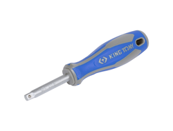 Отвертка вороток 1/4", 150 мм, двухкомпонентная ручка KING TONY 2178DF