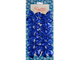 Бант новогодний Синий шелк набор из 12 шт, 5х5см 76242