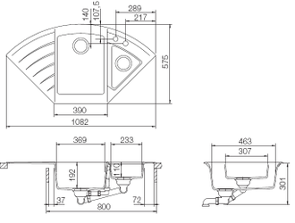 Мойка Schock LOTUS 90C (Lotus C-150) 700007 магма