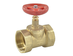 Вентиль запорный латунь 15б3р Ду 50 Ру16 ВР прямой Апогей