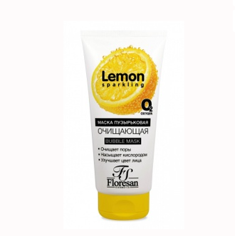 Флоресан Sparkling Lemon Маска Пузырьковая для лица Очищающая, 150мл