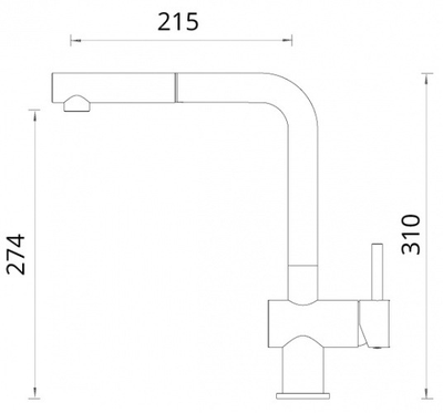 Смеситель Schock Epos-D full color