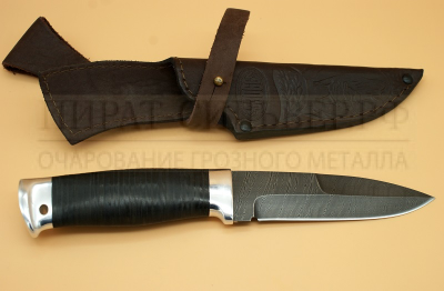 Нож "Н9" черный дамаск ЗЗОСС  Златоуст