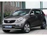 Защита переднего бампера для KIA SPORTAGE (2010-2016) RIVAL, РОССИЯ