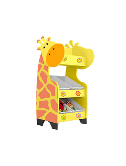 СТЕЛЛАЖНАЯ НАКЛОННАЯ СИСТЕМА ХРАНЕНИЯ 25/22 С ДЕКОРАЦИЕЙ ЖЁЛТАЯ