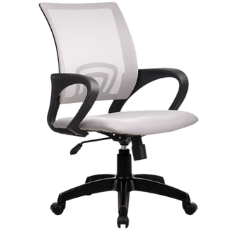 Офисное кресло CS-9 PL ткань-сетка светло-серая № 24