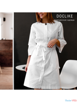 ПЛАТЬЕ DOCLIKE DL301 белое